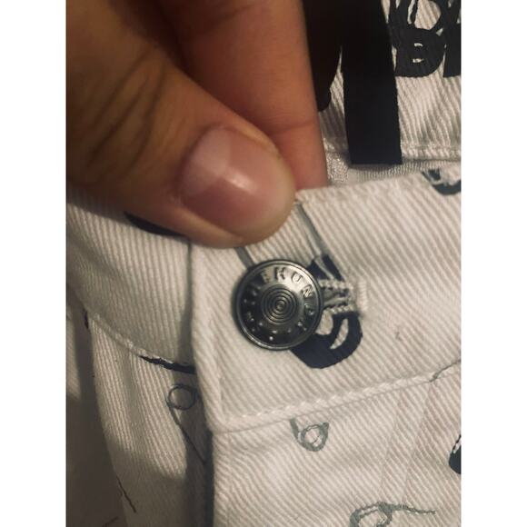 The Hundreds Skater Jeans White Denim Bomb AOP Pins - Picture 4 of 6